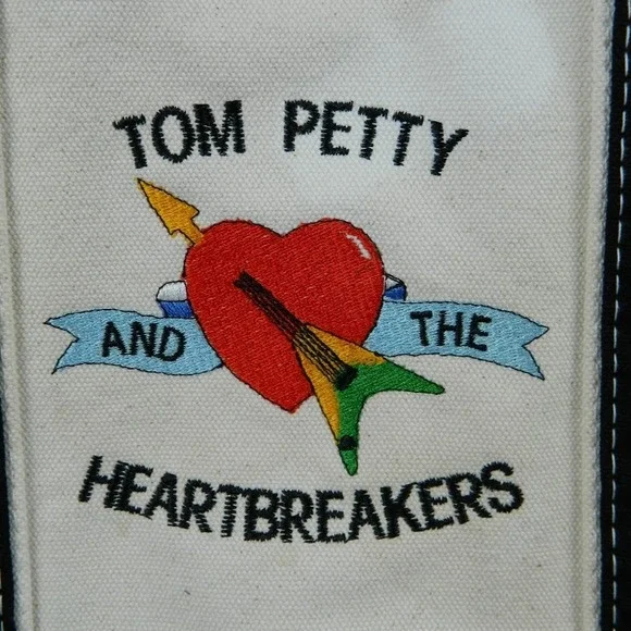 Tom Petty and The Heartbreakers Embroidered Canvas Tote Weekender Beach Bag - Picture 3 of 9